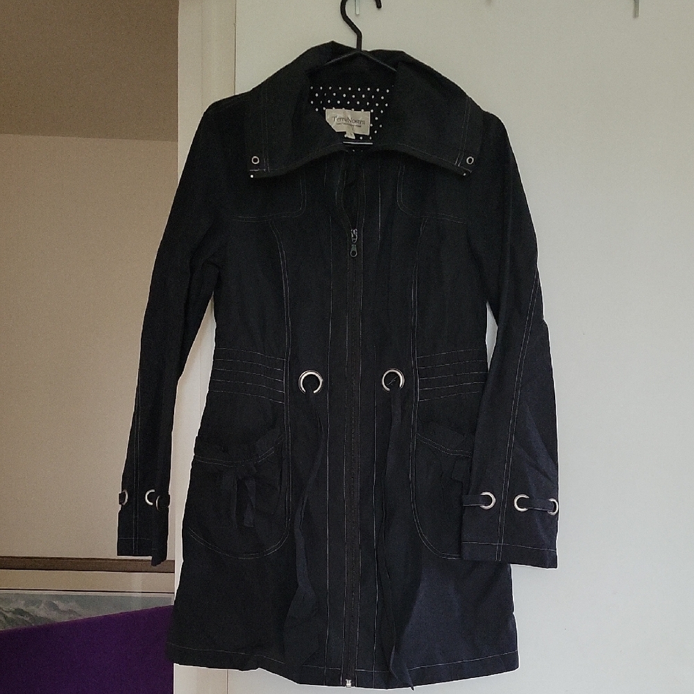 Elegant Black Trench Coat